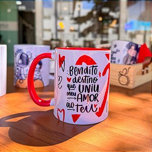 Caneca – Bendito o Destino que Uniu Meu Amor ao Teu