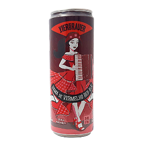 Cerveja Dama de Vermelho Red Ale Vierbrauer Lata 350ml