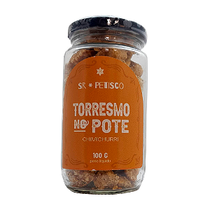 Torresmo no pote Sr Petisco sabor chimichurri - 100gr