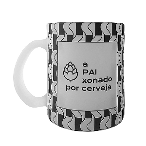 Caneca Apaixonado por Cerveja Curta - Preta - 300 ml