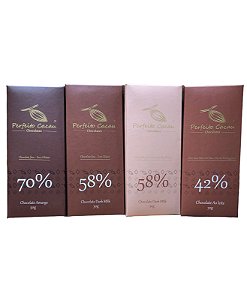 Chocolate 42% ao Leite com Baunilha de Madagáscar 30g - Perfeito Cacau