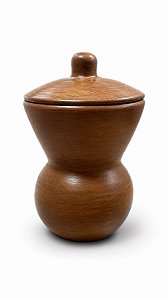 Cuscuzeira de barro natural Os Rufinos