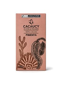 Chocolate Cacaucy 55% Cacau com Pimenta 78g
