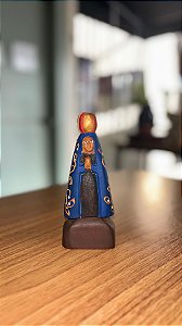 Artesanato Figura Nossa Senhora Aparecida - 8cm - Sérgio D.Inês - Código 115