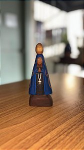 Artesanato Figura Nossa Senhora Aparecida - 8cm - Sérgio D.Inês - Código 118