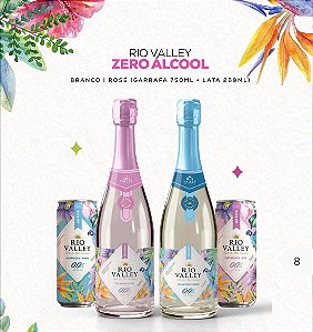Moscato Branco Zero Alcool - Rio Valley - Lata 269ml