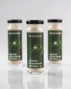Açúcar de Baunilha Natural Vanilla 80g