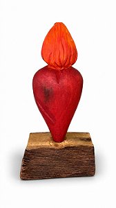Artesanato Figura Coração - 10cm - Sérgio D.Inês - Código 240