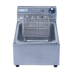 FRITADEIRA ELÉTRICA - 1CUBA 5 LITROS  220V - 3500W  - SUPRITECS - REF. 583
