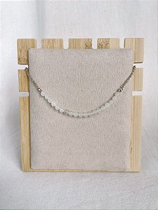 Colar Celeste Quartzo Transparente