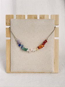 Gargantilha Cascalhos 7 Chakras
