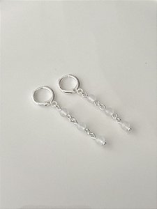 Brinco Sirius Quartzo Transparente