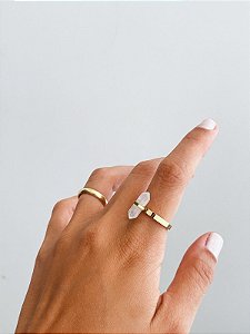 Anel Biponta Dourado