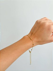 Pulseira Dots Água Marinha