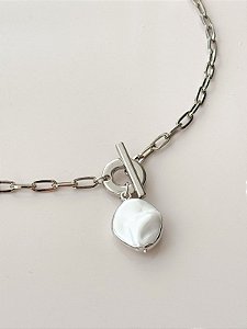 Colar Brisa Pérola Prata