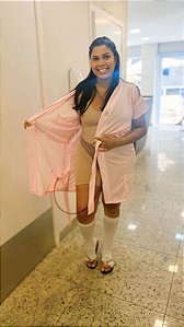 Robe  especial para pós operatório de abdominoplastia