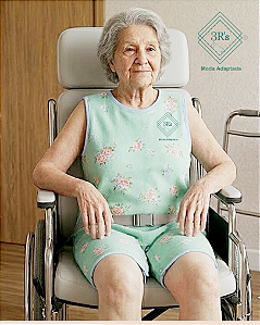 Macacão adaptado para pessoas que tiram a roupa e fralda /Despimento compulsivo