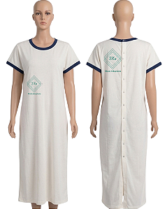 Camisola modelo hospitalar aberta nas costas Sem Amarras