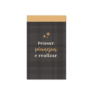 Bloquito Anotações Linha Trama_Cartões Gigantes