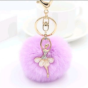Chaveiro Pompom Bailarina