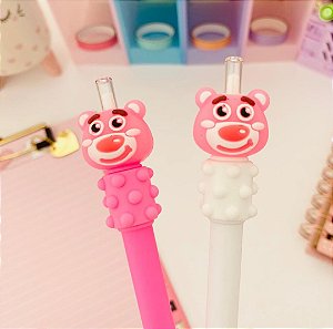 Caneta Anti-stress Retrátil Urso Lotso