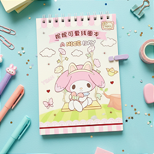 Bloco com Adesivos e Folhas My Melody
