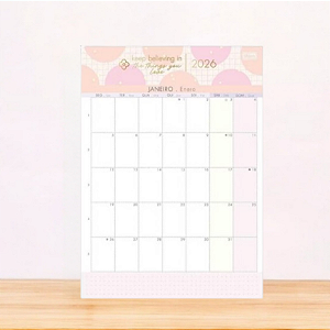 Bloco Planner 2026 Mensal Soho
