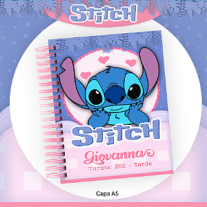 Agenda Infantil Personalizada Stitch