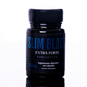 Slim Black - Desbloqueador de Gordura, Mais Energia e Disposição, 2x Mais Forte, Acelera o Metabolismo, Inibe o Apetite
