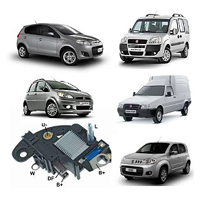 Regulador Voltagem LINHA FiAT (GA151)