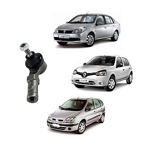 Terminal direção lado DIREITO RENAULT Clio/ Kangoo/ Megane/ Scenic/ Symbol/ Twingo