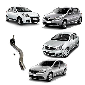 Terminal Direção lado ESQUERDO - RENAULT Logan/ Sandero/ Sandero Stepway