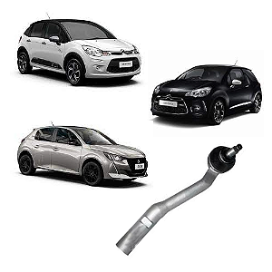 Terminal direção lado ESQUERDO CITROEN C3/ DS3 - PEUGEOT 208