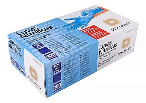 Luvas Nitrílicas Azul