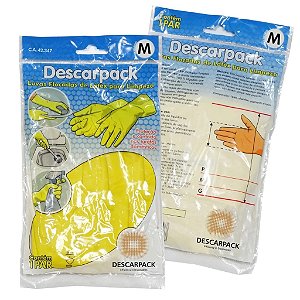 Luva de Látex Para Limpeza