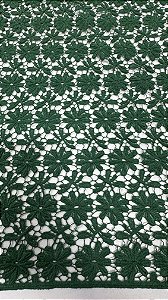 Renda Guipir verde ,largura 130 cm composição 100% Poliéster