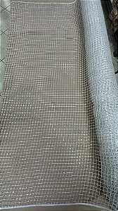 Tela bordado com paetês,off white,100% Poliéster largura 130 cm.
