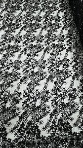 Tule Bordado com Pedrarias,preto largura 130 cm composição 100% Poliéster.