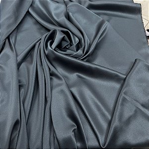 crepe amanda 100% Poliéster,cor cinza chumbo Largura 150 cm 100% Poliéster.