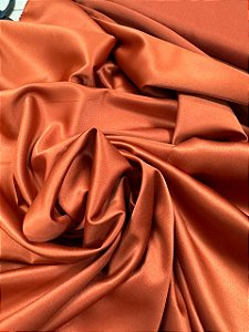 crepe amanda 100% Poliéster,cor terracota Largura 150 cm 100% Poliéster.