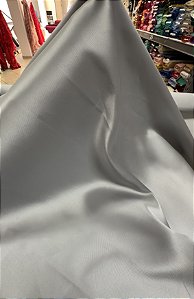 Tecido zibeline prata 100% poliester 140cm de larg