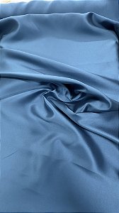 Tecido zibeline azul 100% poliester 140cm de larg