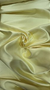 Tecido zibeline amarelo 100% poliester 140cm de larg