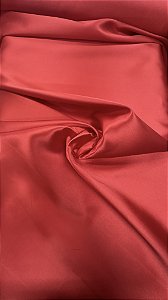 L Tecido zibeline vermelho 100% poliester 140cm de larg