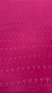 Tecido laise mista Pink 150cm de largura
