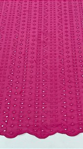 Tecido laise 100% algodão pink
