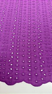 Tecido laise 100% algodão fucsia