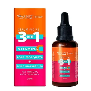 Sérum Facial 3 em 1 Vit C Max Love
