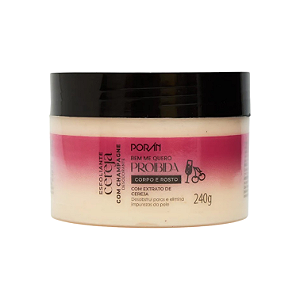 Esfoliante Cereja com Champagne Corpo e Rosto Porán