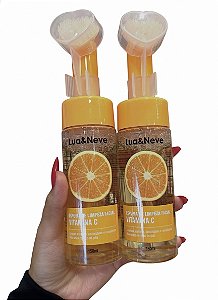 Espuma de Limpeza Facial Vitamina C Lua e Neve